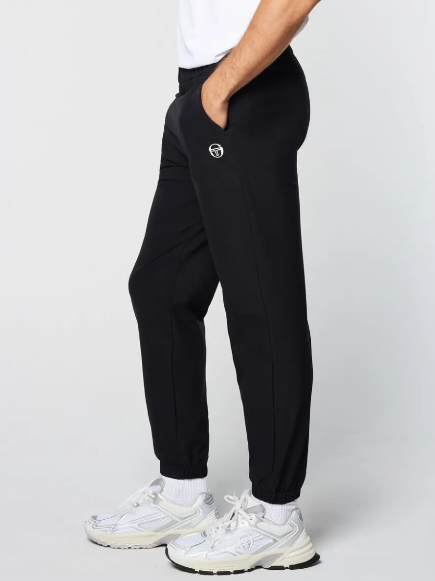 Woven Cargo Jogger Pants- Black