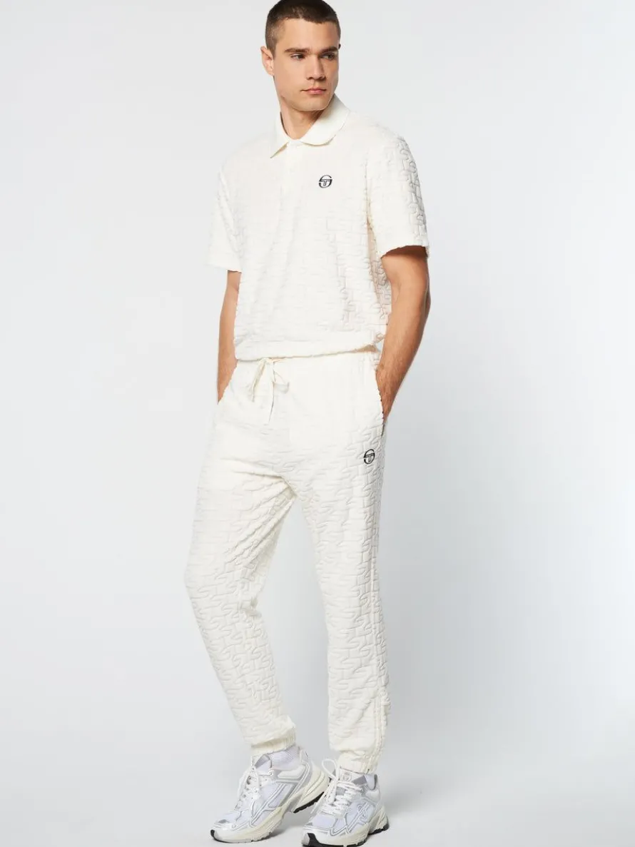 Livata Monogram Track Pant- Gardenia
