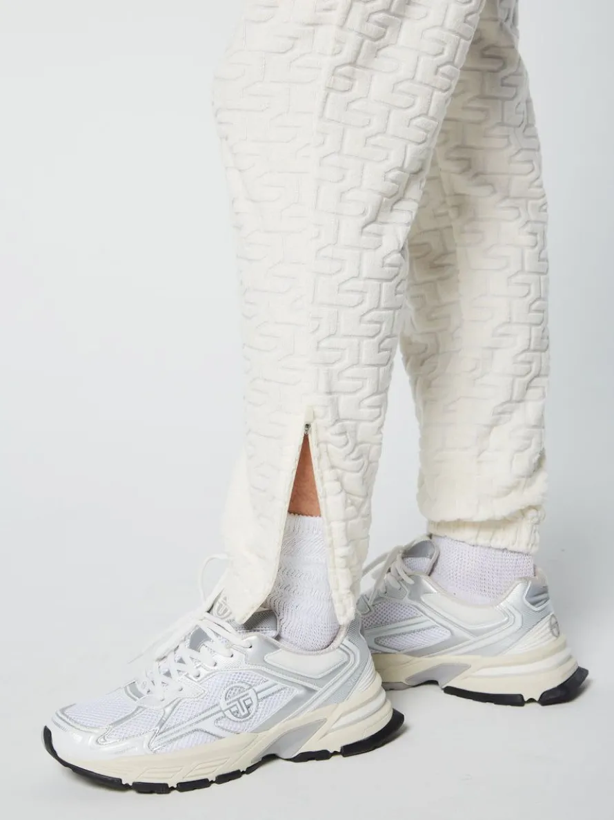 Livata Monogram Track Pant- Gardenia