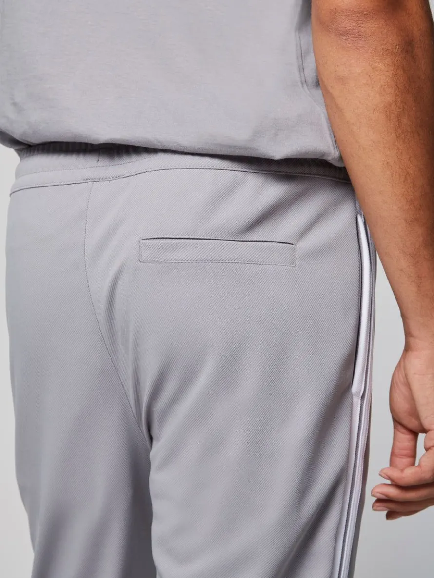 Damarindo Track Pant- Sleet/ White