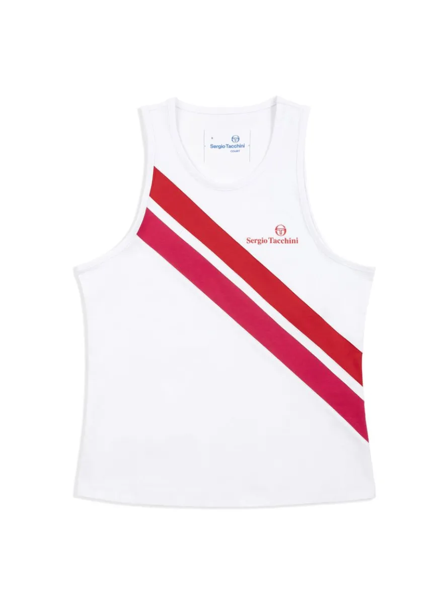 Women'S Ortica Tennis Tank- White