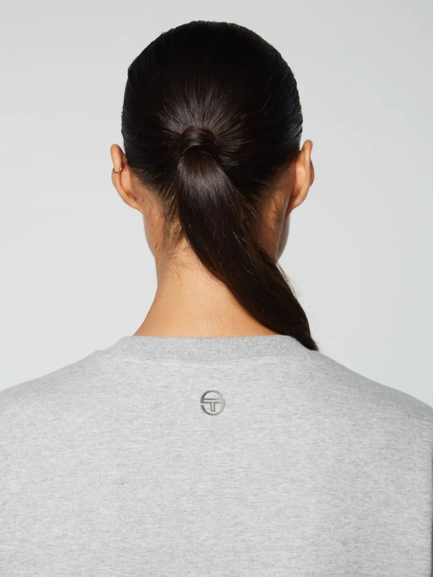 Women'S Linea Sport Crewneck- Heather Grey