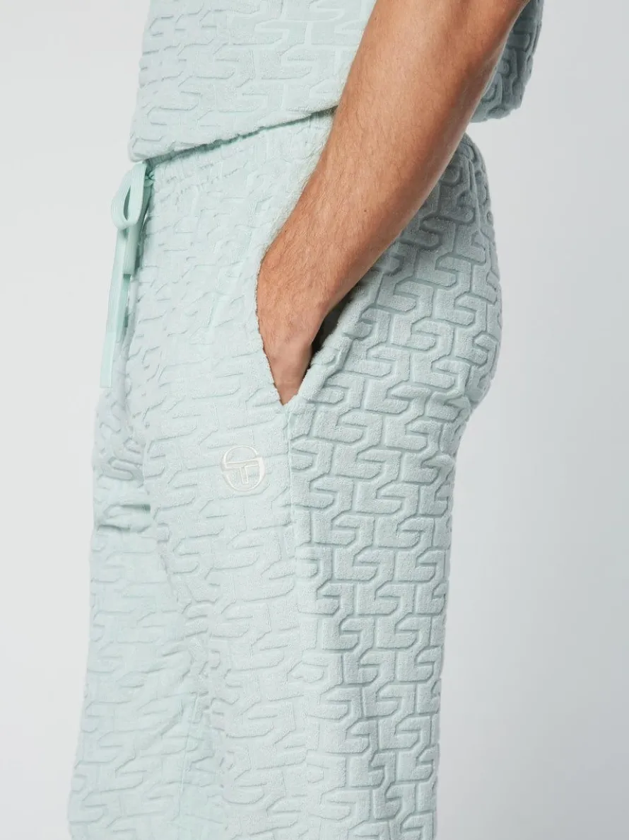 Livata Monogram Track Pant- Surf Spray