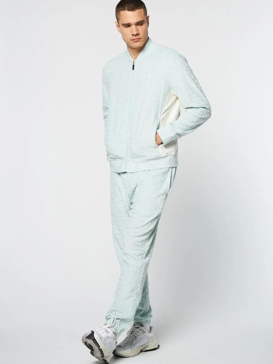 Livata Monogram Track Jacket- Surf Spray