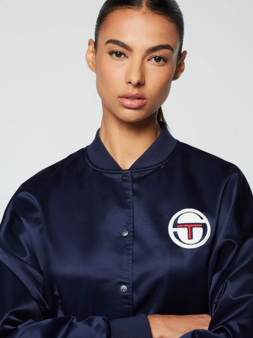 Miss Angela Bomber Jacket- Maritime Blue