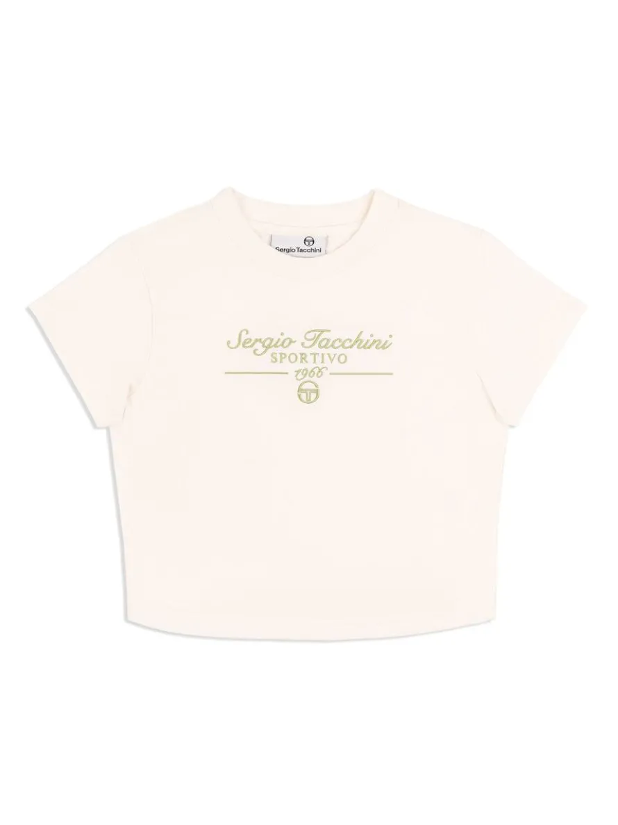 Nicola Graphic T-Shirt- Gardenia