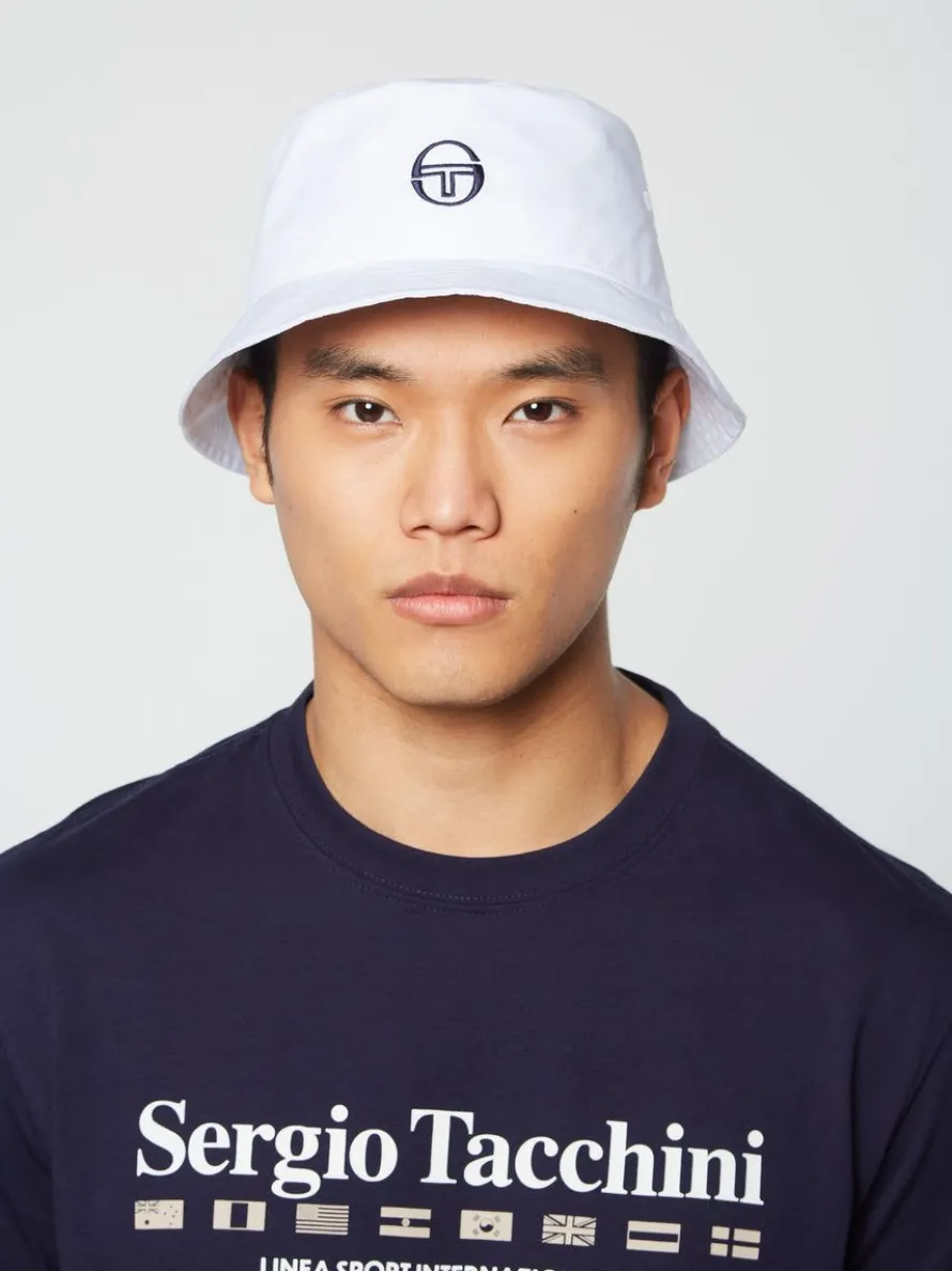 Vacanza Bucket Hat- Brilliant White