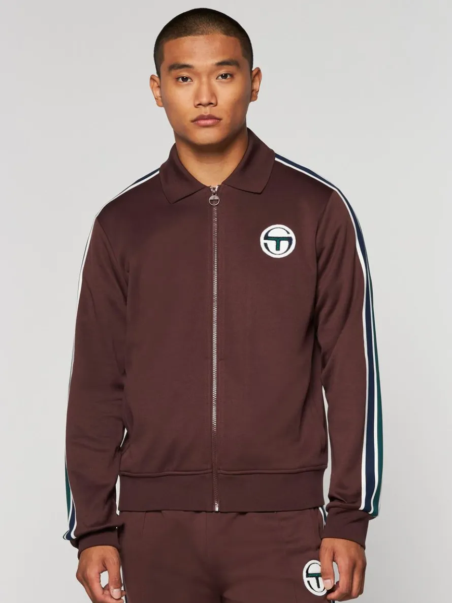 Monte Track Jacket Archivio- Deep Mahogany