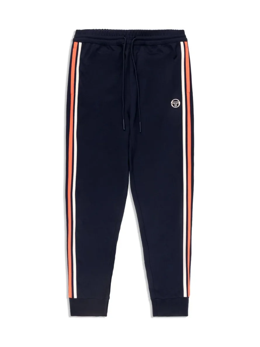Damarindo Track Pant Archivio- Gardenia/ Maritime Blue