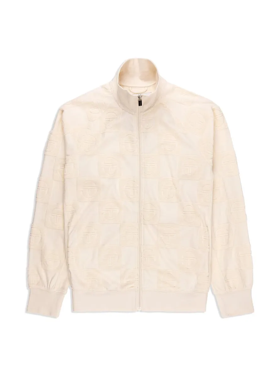 Anzio Zip-Up Track Jacket-Gardenia