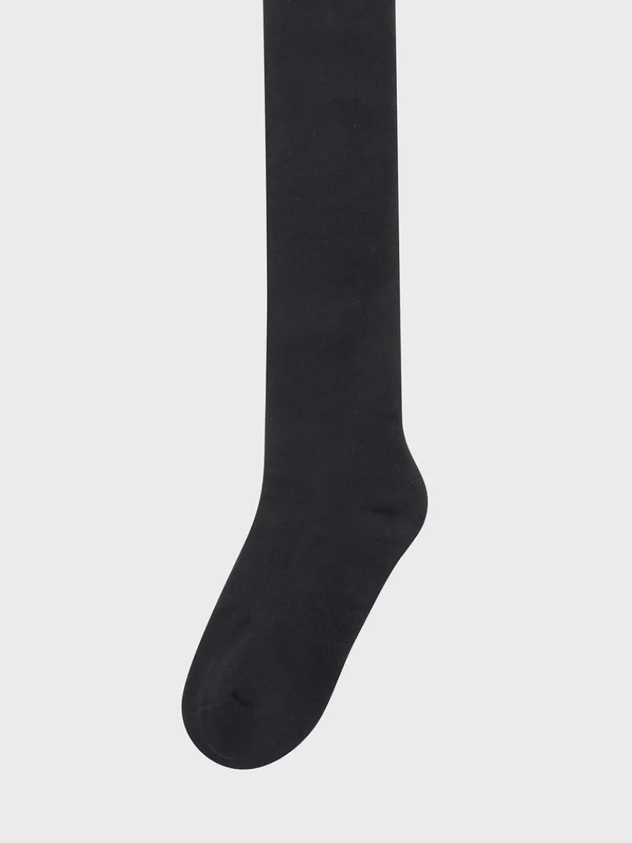 Prep Knee High Socks- Black