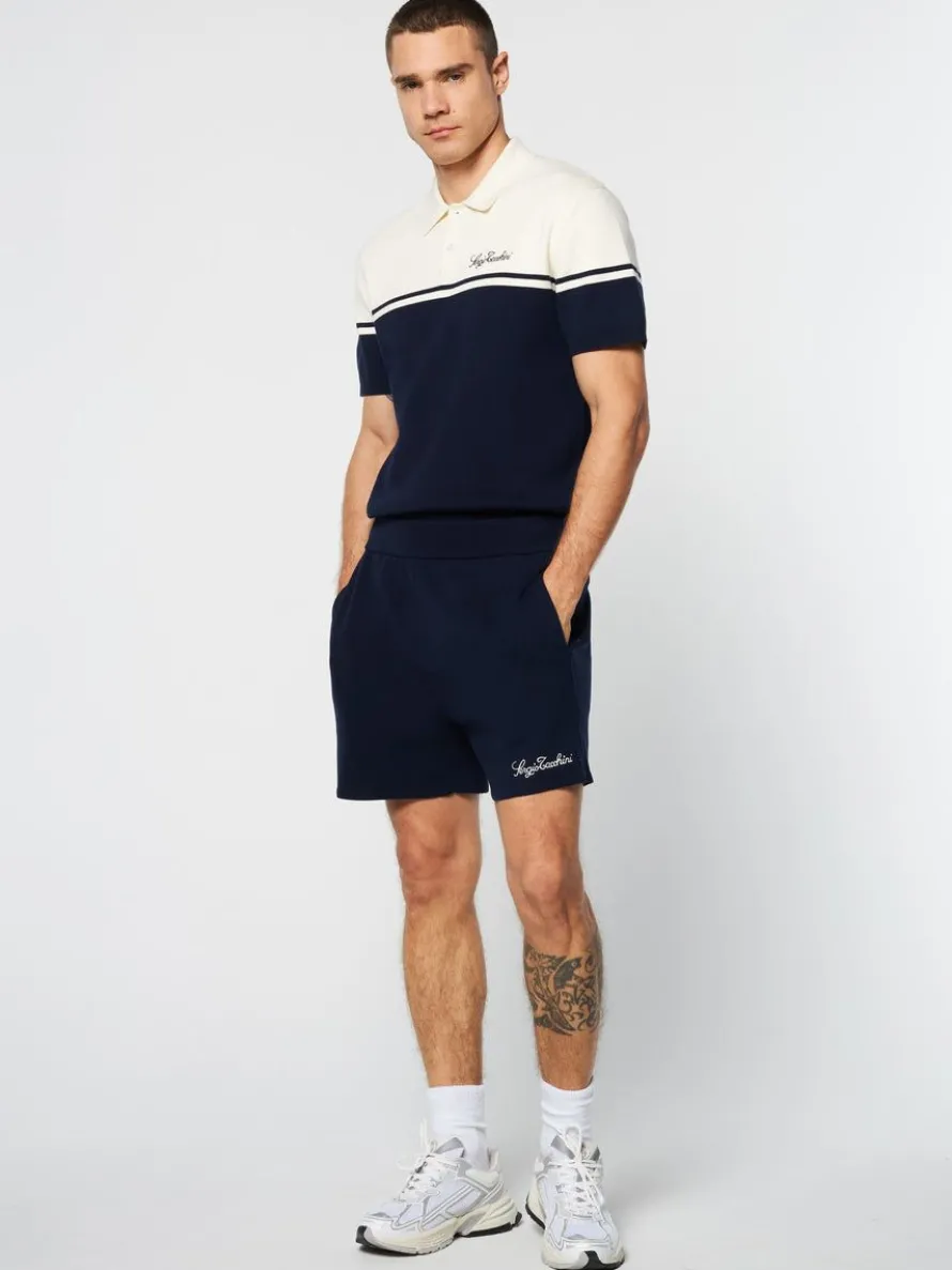 Roselli Knit Short- Maritime Blue