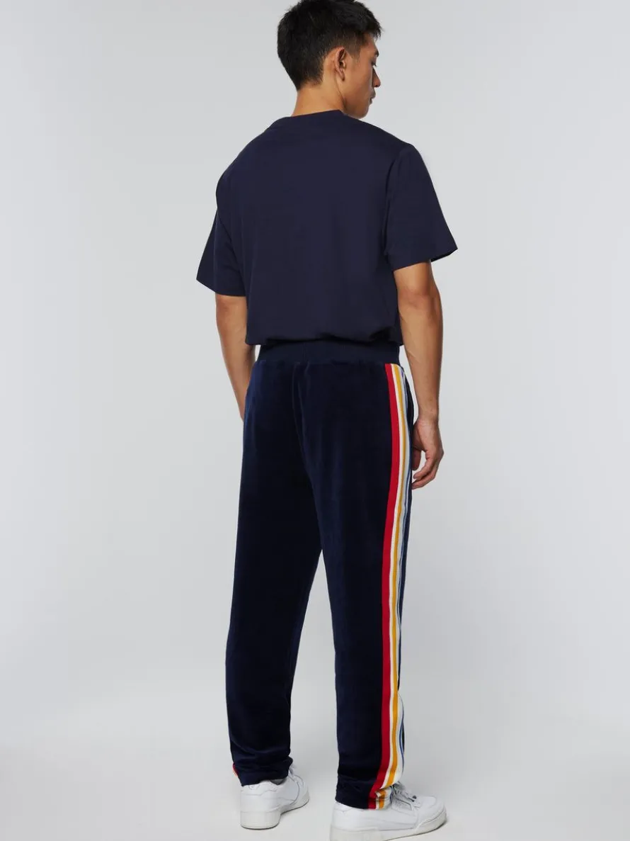 Goran Velour Track Pant Archivio- Maritime Blue