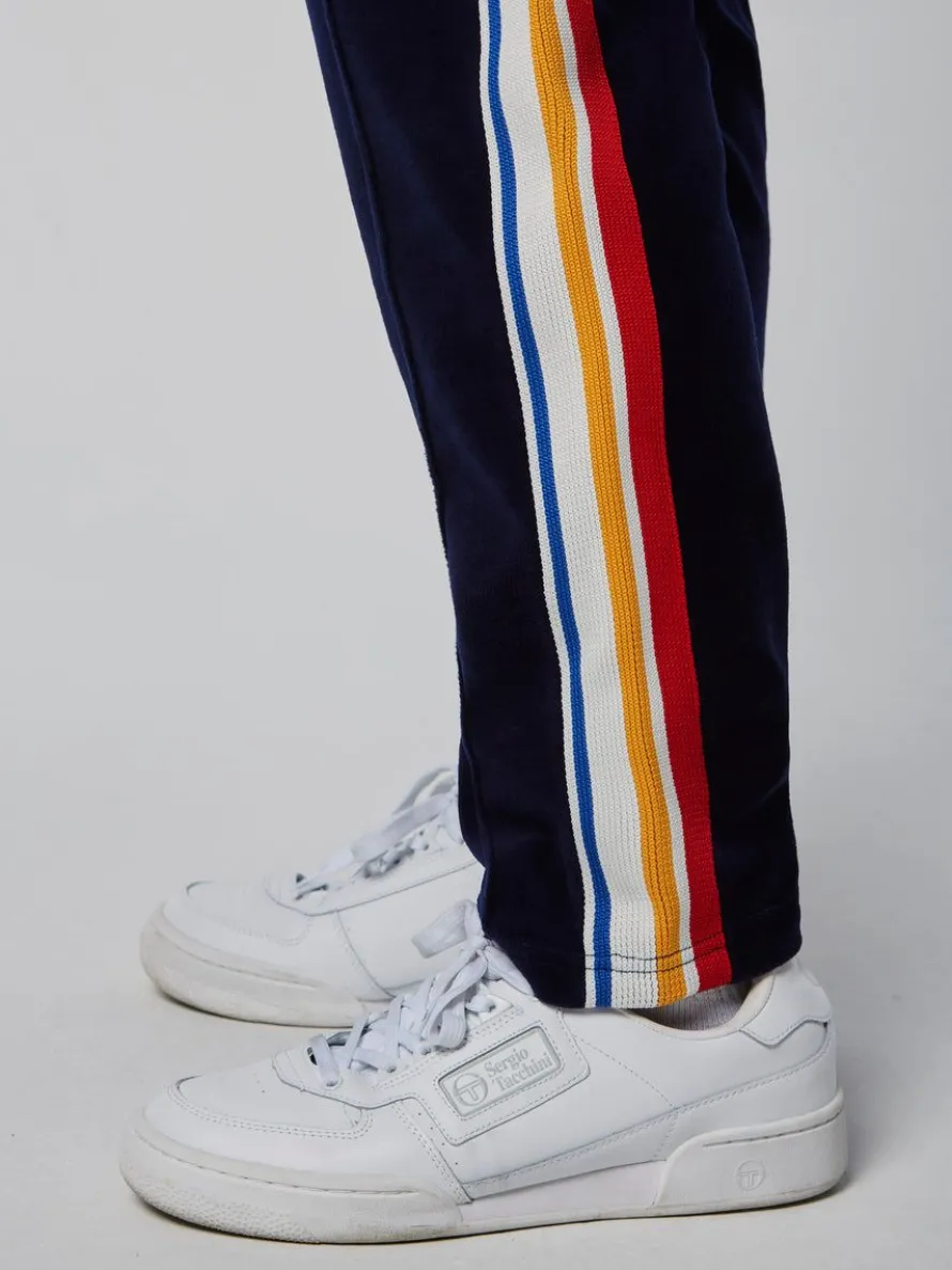 Goran Velour Track Pant Archivio- Maritime Blue