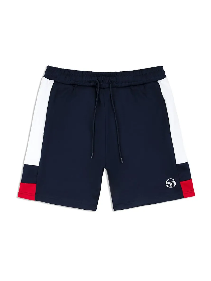 Cole Shorts- Maritime Blue/ White