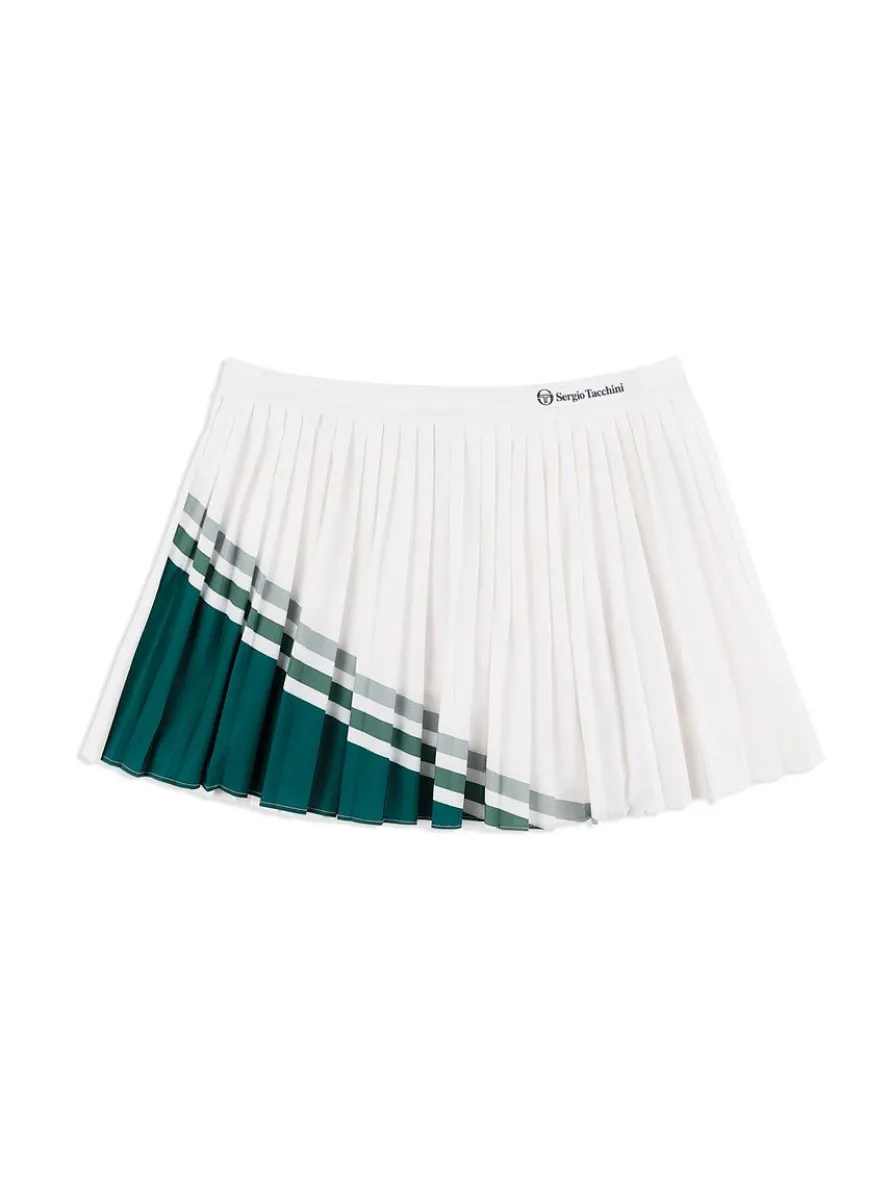 Women'S Monza Tennis Skort- Brilliant White