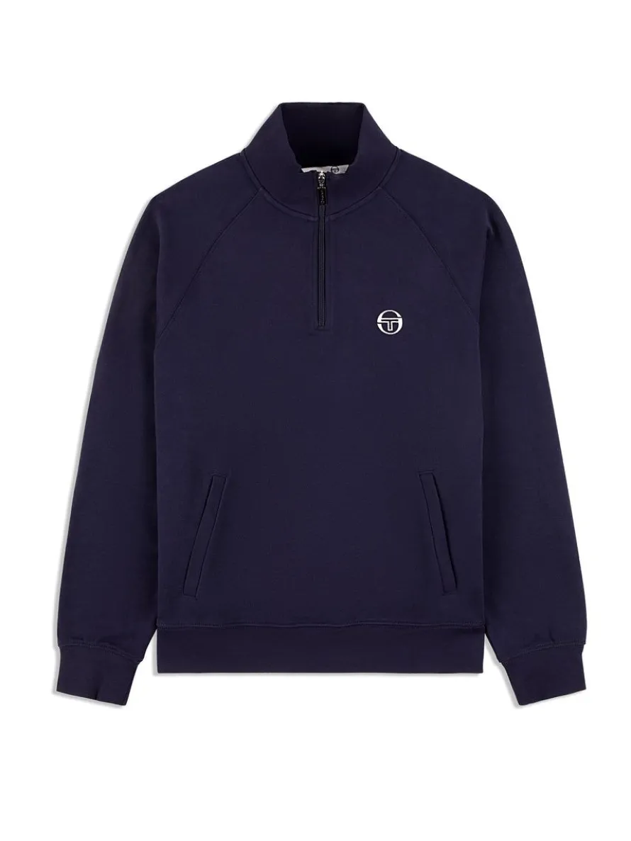 Mezza Half Zip- Maritime Blue