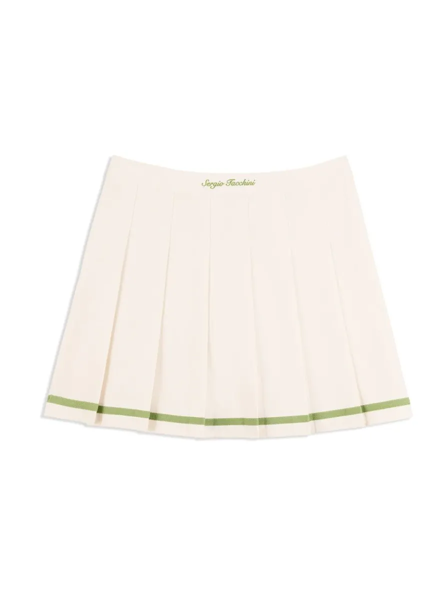 Kalkman Tennis Skirt- Gardenia