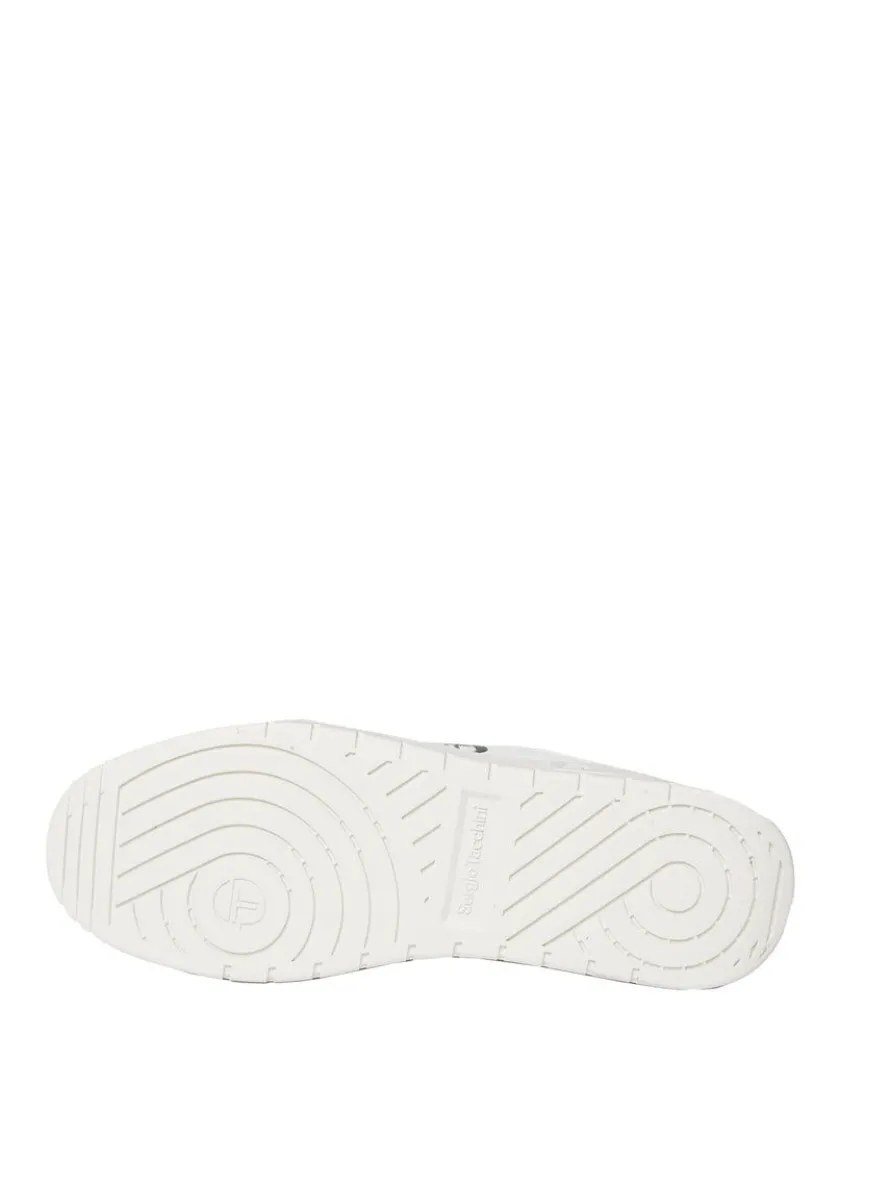 Court Classic Mp Sneaker- White/ Antique White/ Maritime Blue