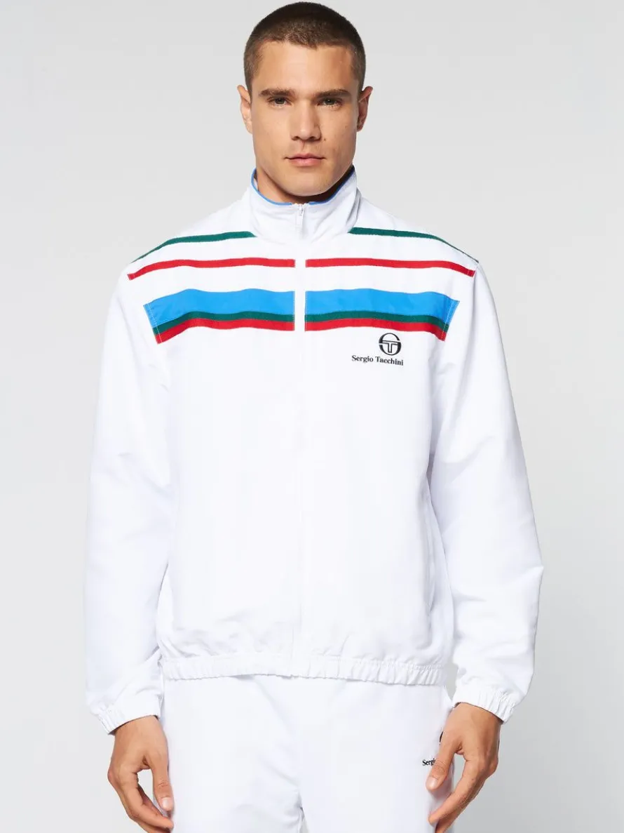 Denver Track Jacket- White