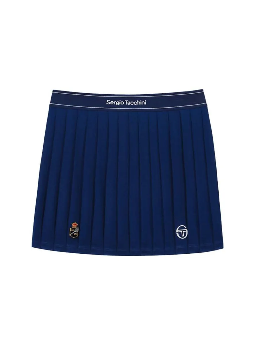 Scratch Staff Pleated Skort- Navy