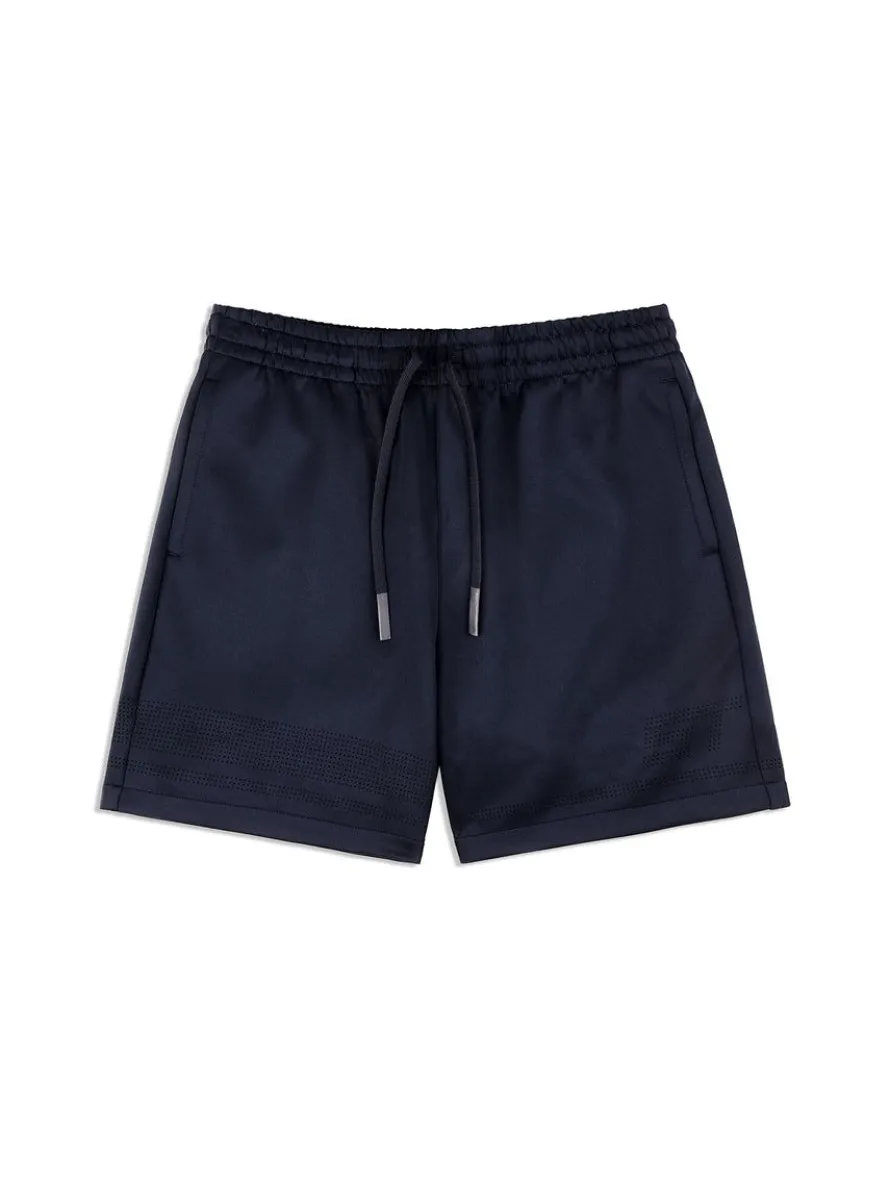 Perforata Short- Maritime Blue