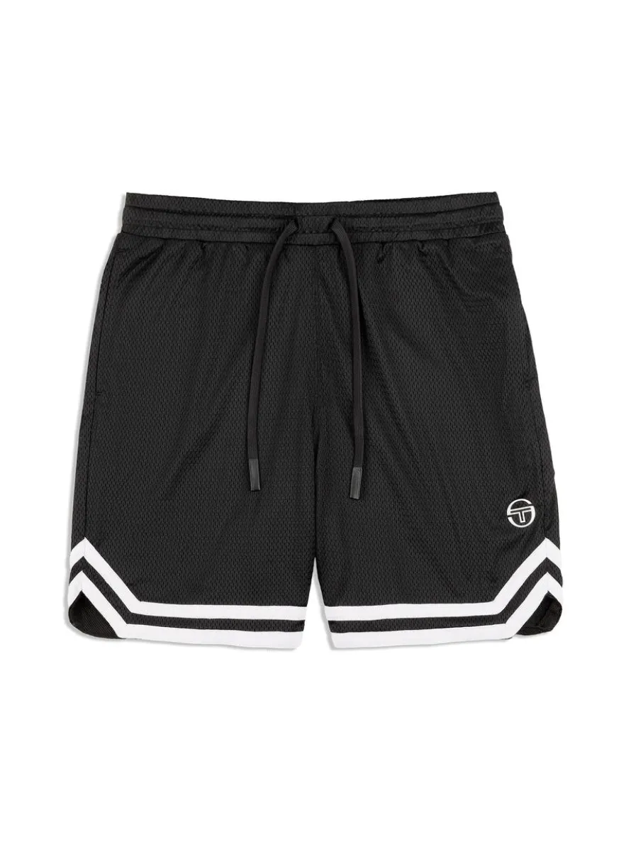 Spazio Banda Mesh Short- Black Beauty