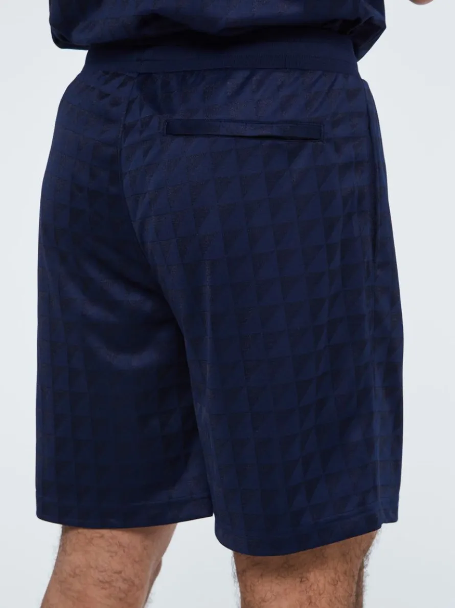 Geo Short-Maritime Blue