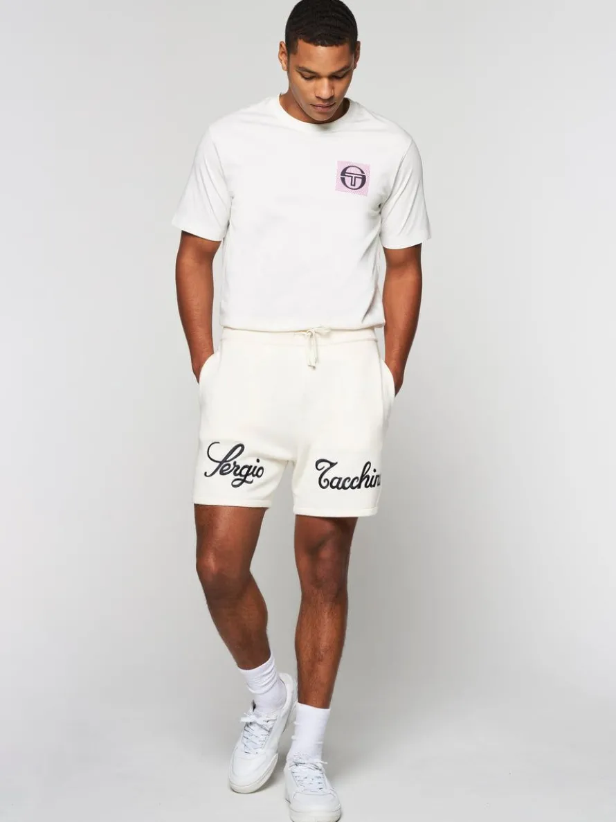 Ricamo Knit Short- Gardenia