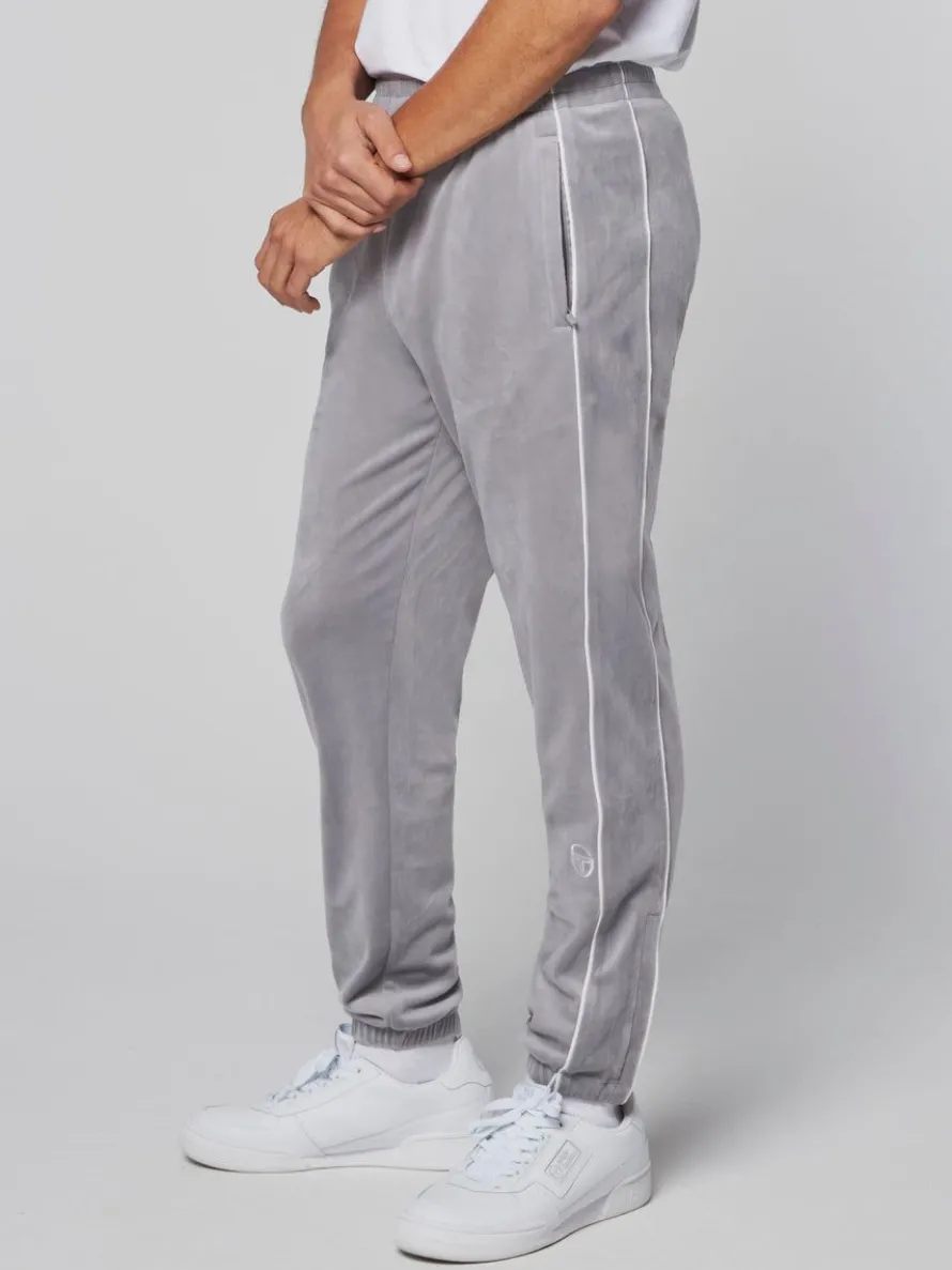 Sovana Velour Track Pant- Sleet