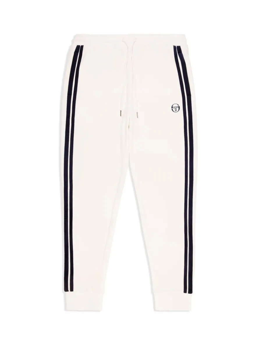 Damarindo Velour Track Pant- Gardenia