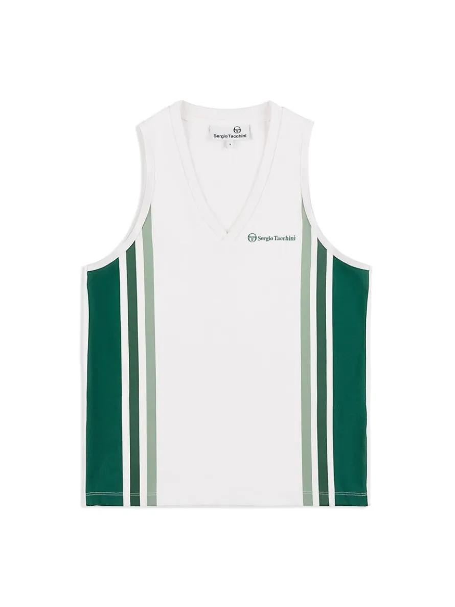 Women'S Monza Tennis Tank- Brilliant White