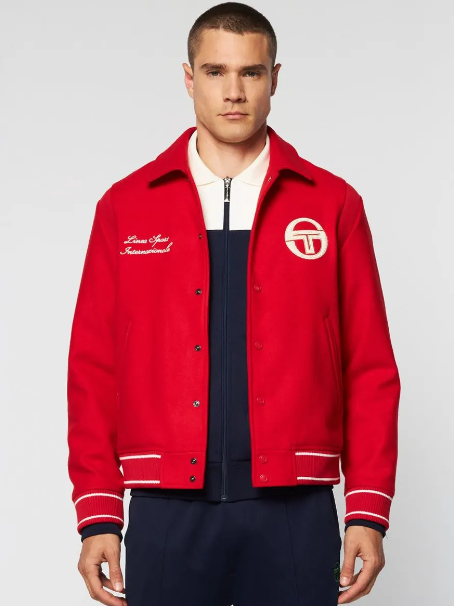Prep Wool Varsity Jacket- Adrenaline Rush
