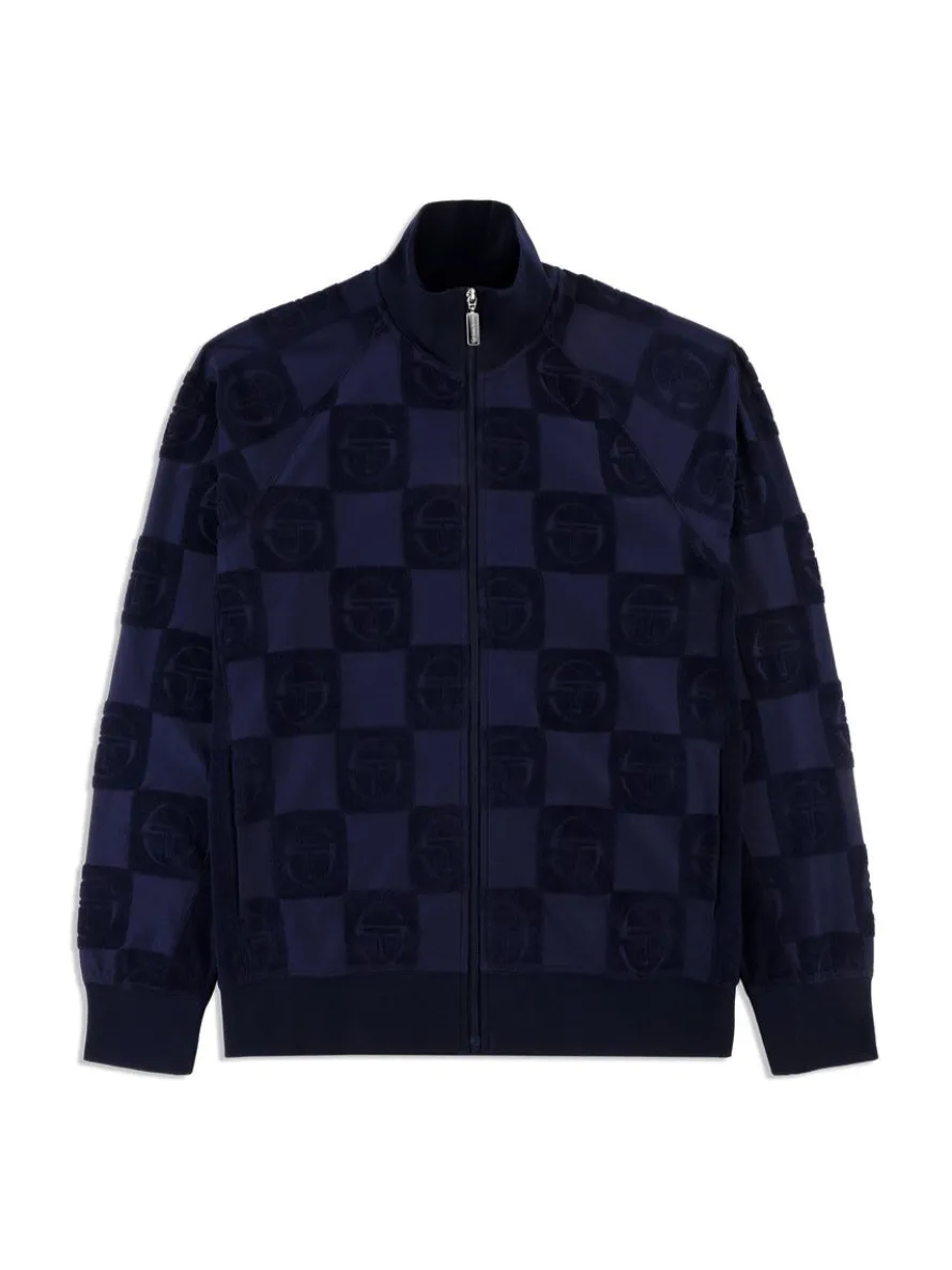 Anzio Zip-Up Track Jacket-Maritime Blue